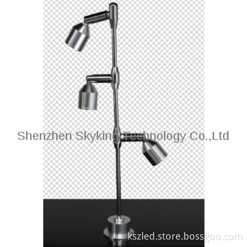 LED spotlight for display case